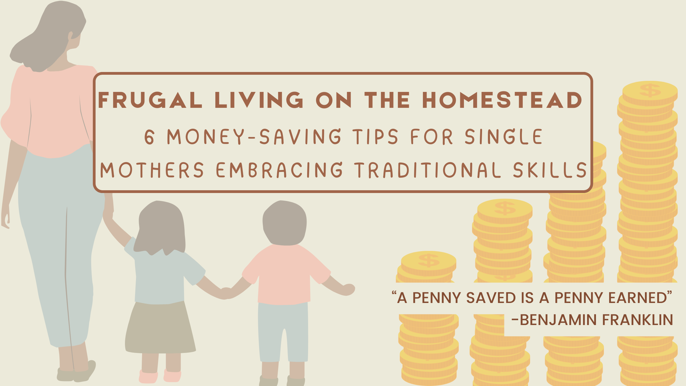 Avoid wasting money: 6 frugal tips for single mothers