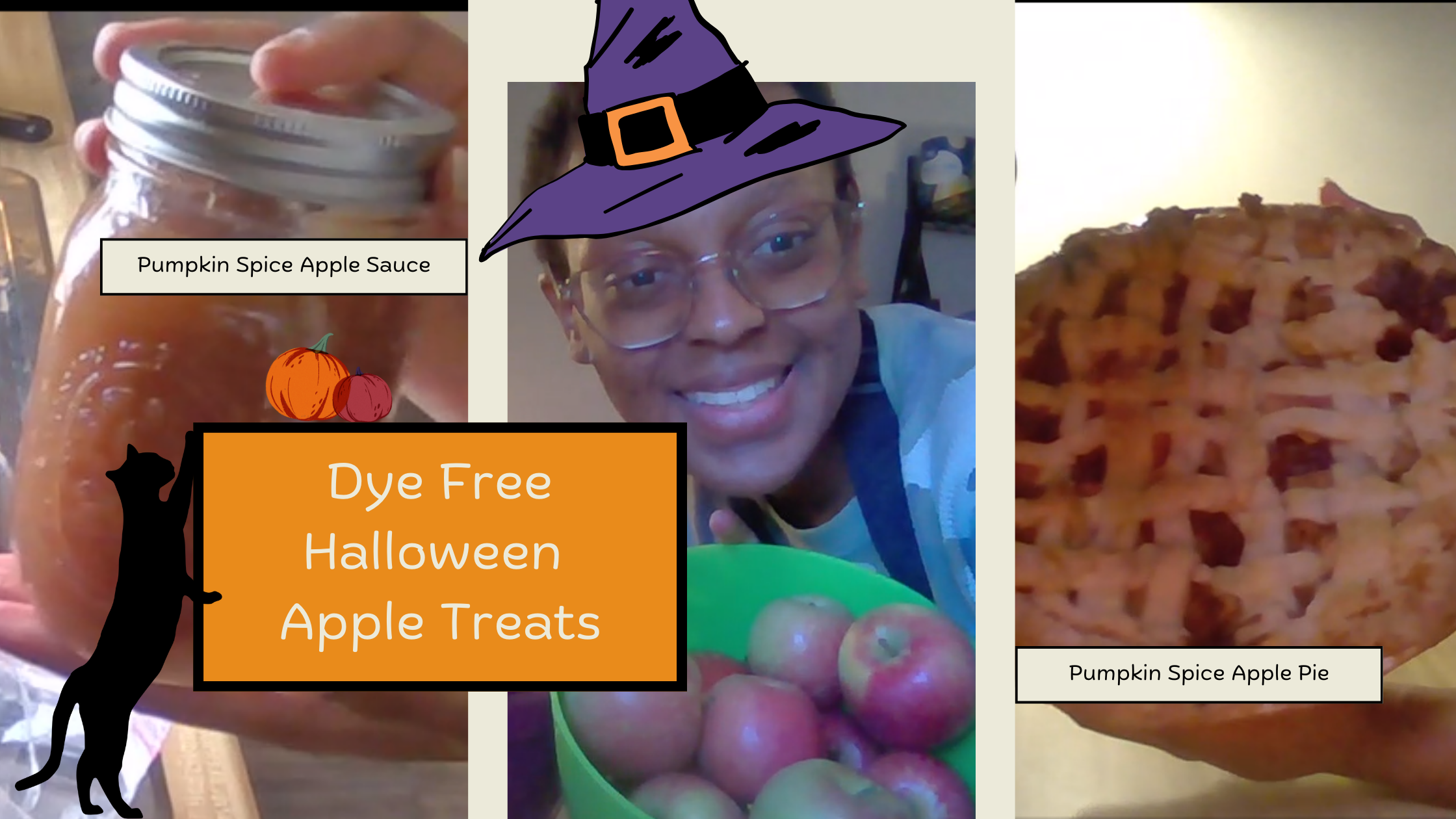 Dye Free Halloween: Pumpkin Spice Apple Pie + More