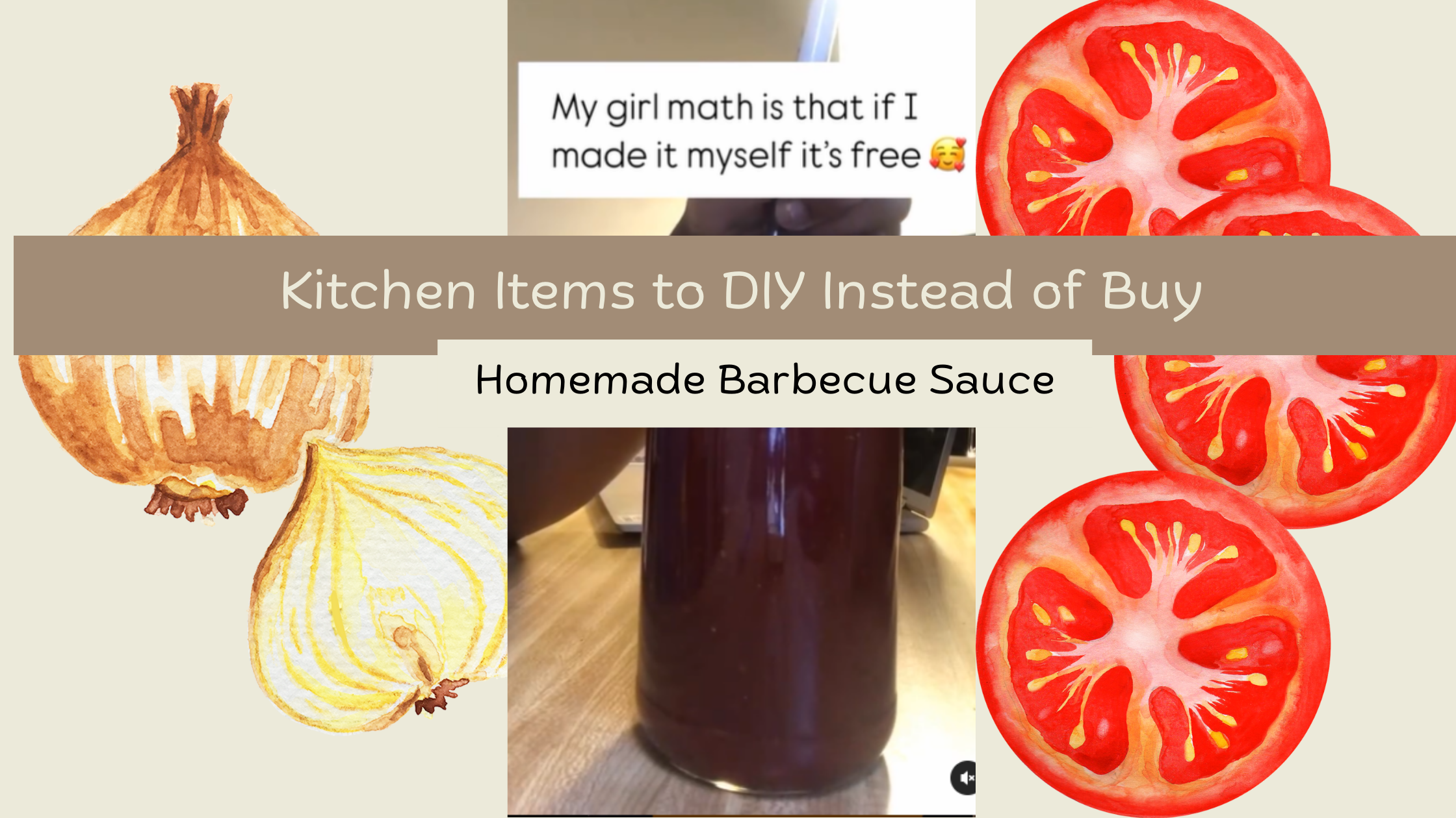 Barbecue Sauce from Tomato Paste: Homemade Condiments